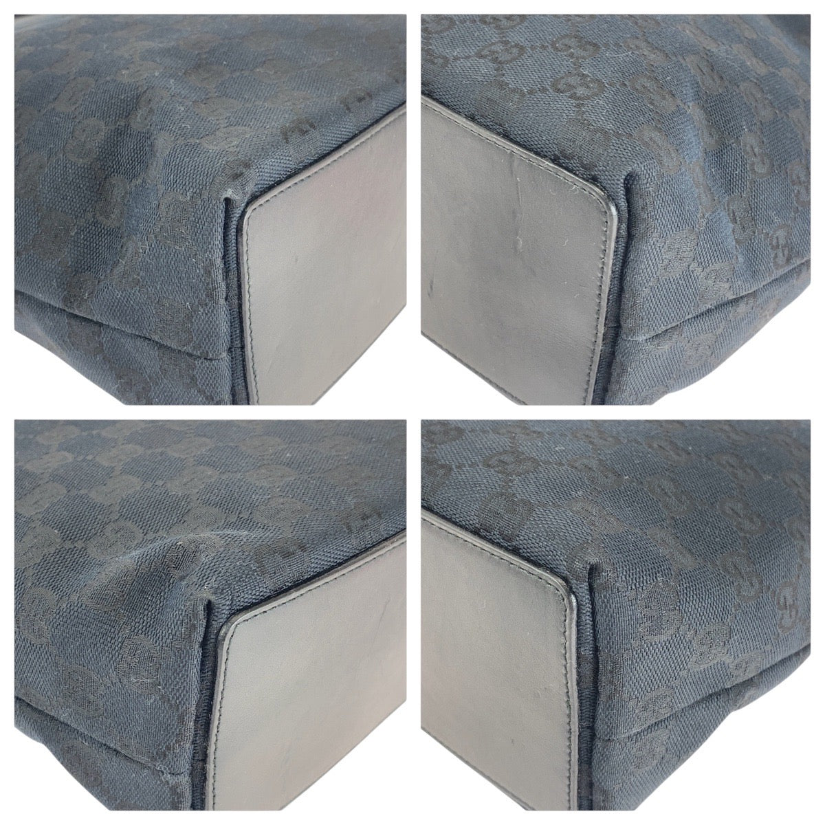 21190
GUCCI グッチ ブラック 黒 ゴールド金具 GGキャンバス / レザー 002 1099 トートバッグ ショルダーバッグ レディース A40