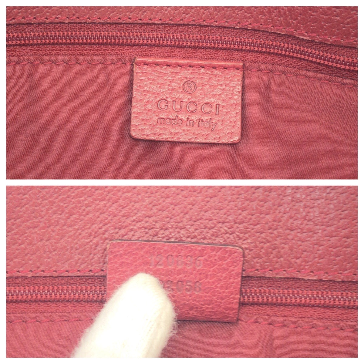 21191
GUCCI グッチ ベージュ レッド シルバー金具 GGキャンバス 120836 トートバッグ ハンドバッグ レディース ABP40