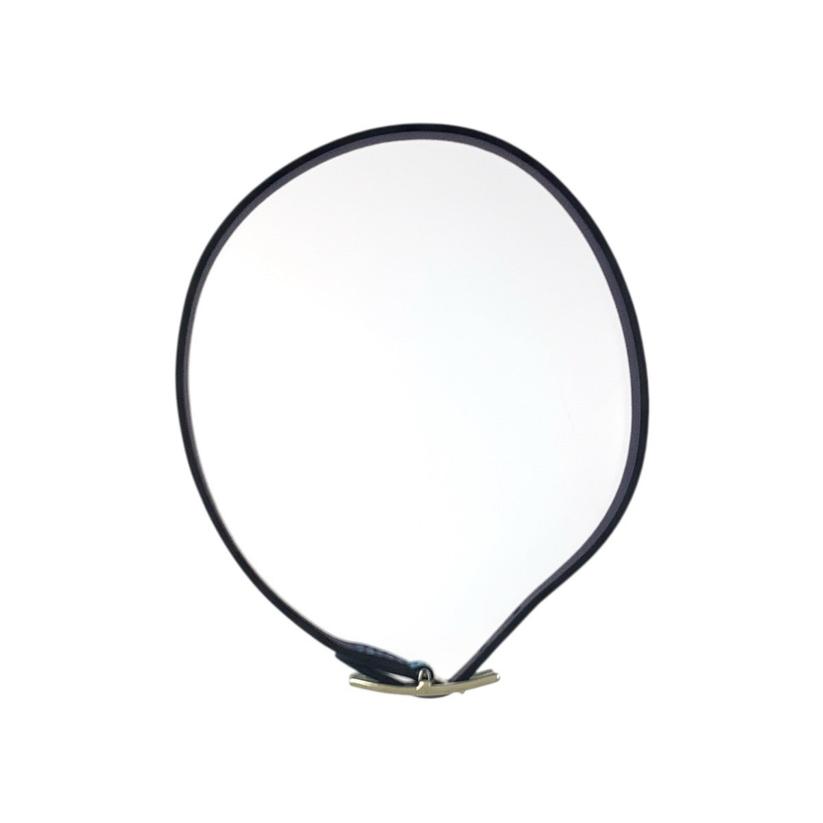 21193
HERMES エルメス ビーアピ ドゥブルトゥール ライトブルー ネイビー シルバー金具 ヴォースイフト / メタル ブレスレット 男女兼用 T2刻印 レディース A32