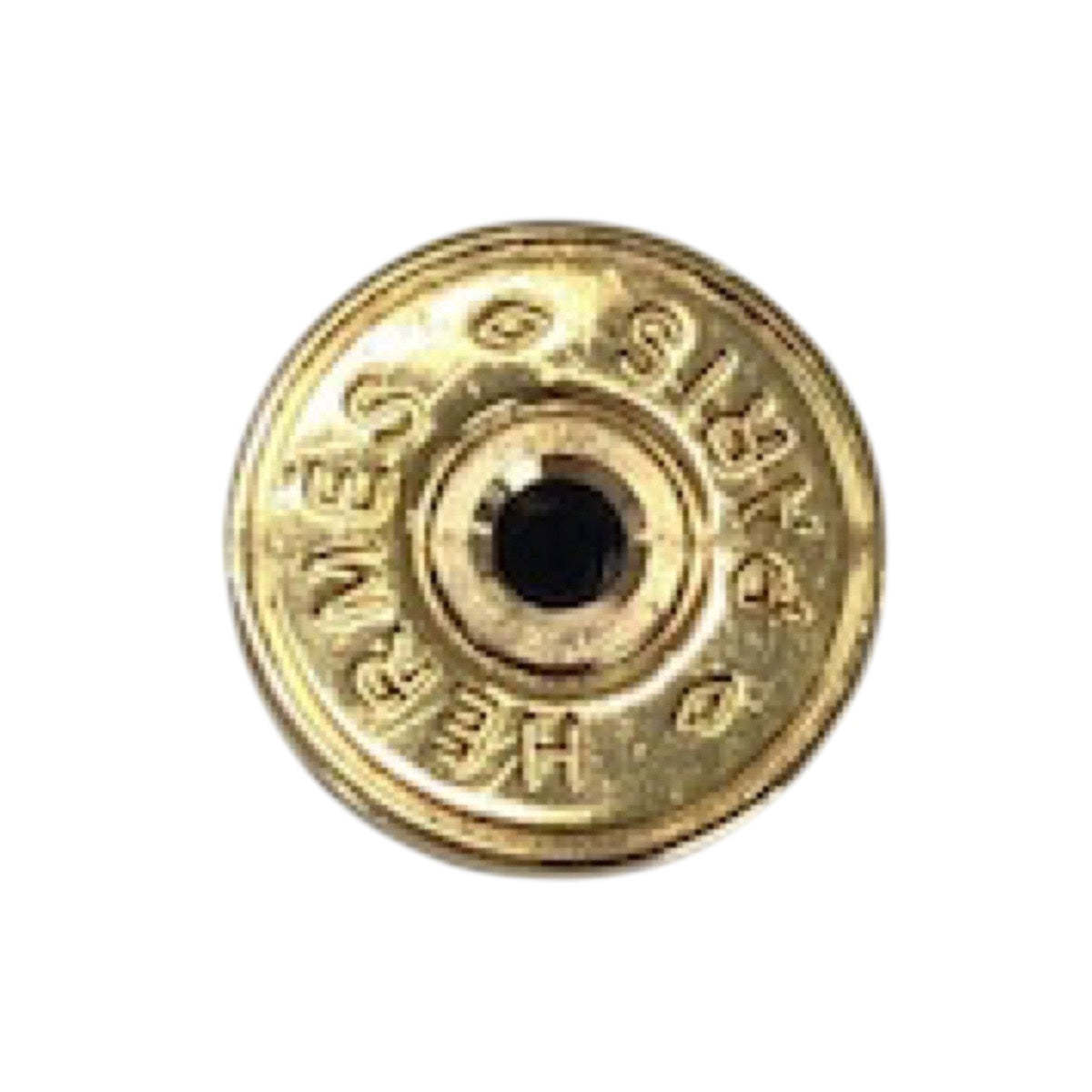 21196
HERMES エルメス レジーユ ブラウン ゴールド金具 バッファローホーン / メタル ピアス レディース SA72