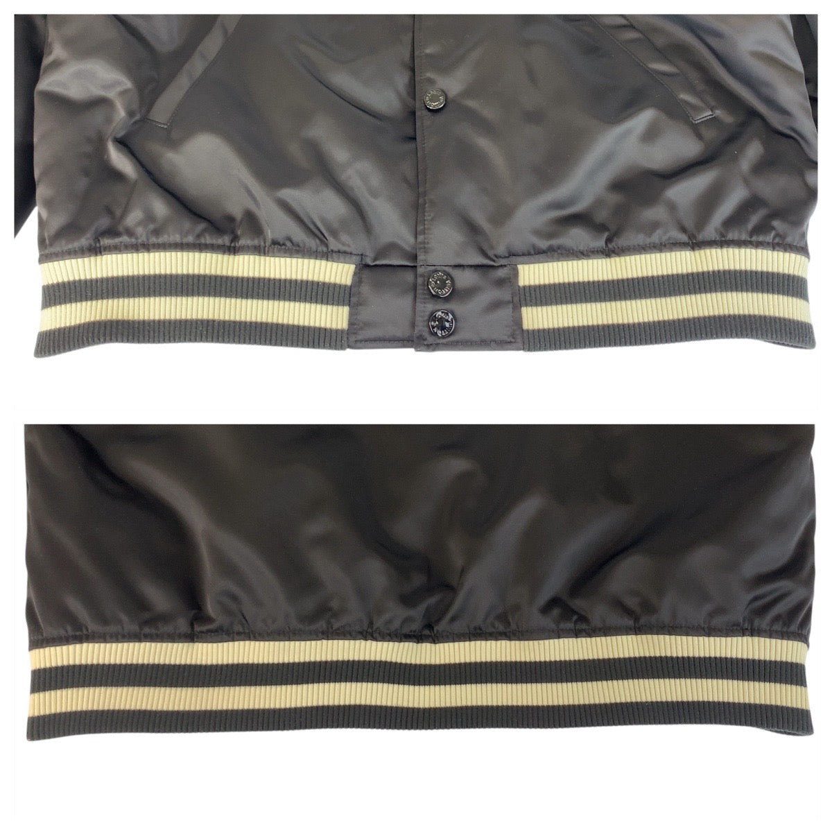 21220
LOUIS VUITTON ルイヴィトン エンブロイダードナイロンベースボールブルゾン サイズ54 ダークネイビー ナイロン / ポリエステル RM241 スタジャン メンズ ABP