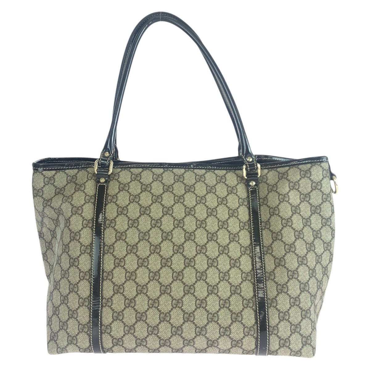 21231
GUCCI グッチ ベージュ ブラウン ゴールド金具 GGスプリームキャンバス 197953 トートバッグ ショルダーバッグ レディース ABP36