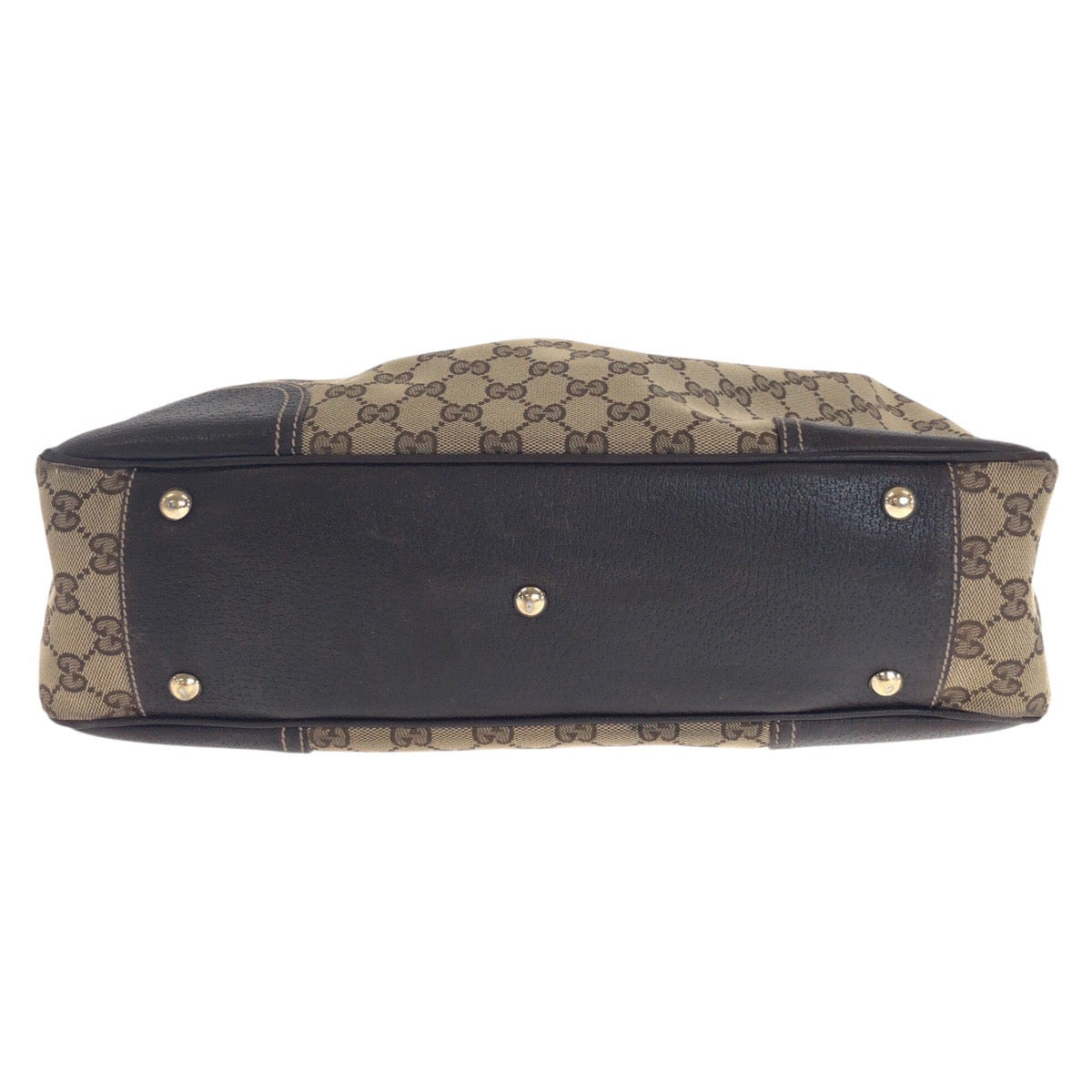 21233
GUCCI グッチ シェリーライン プリンシー ベージュ ブラウン ゴールド金具 GGキャンバス / レザー 163805 トートバッグ ショルダーバッグ レディース AB28