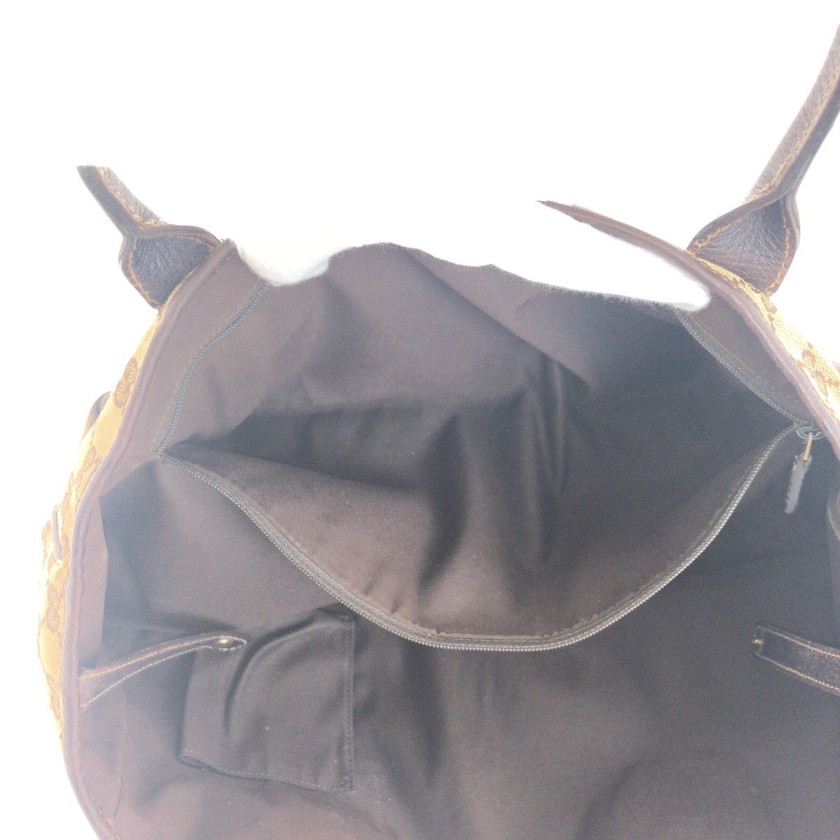 21233
GUCCI グッチ シェリーライン プリンシー ベージュ ブラウン ゴールド金具 GGキャンバス / レザー 163805 トートバッグ ショルダーバッグ レディース AB28