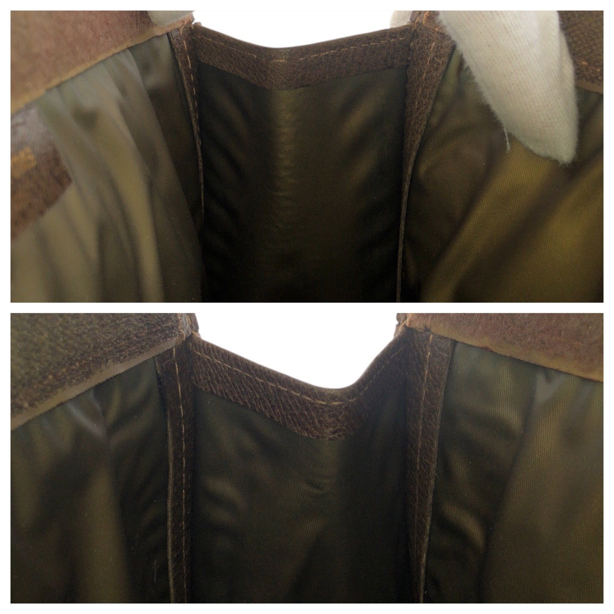 21237
GUCCI グッチ ヴィンテージ シェリーライン オールドグッチ ブラウン ベージュ GGスプリームキャンバス / レザー クラッチバッグ セカンドバッグ レディース AB21