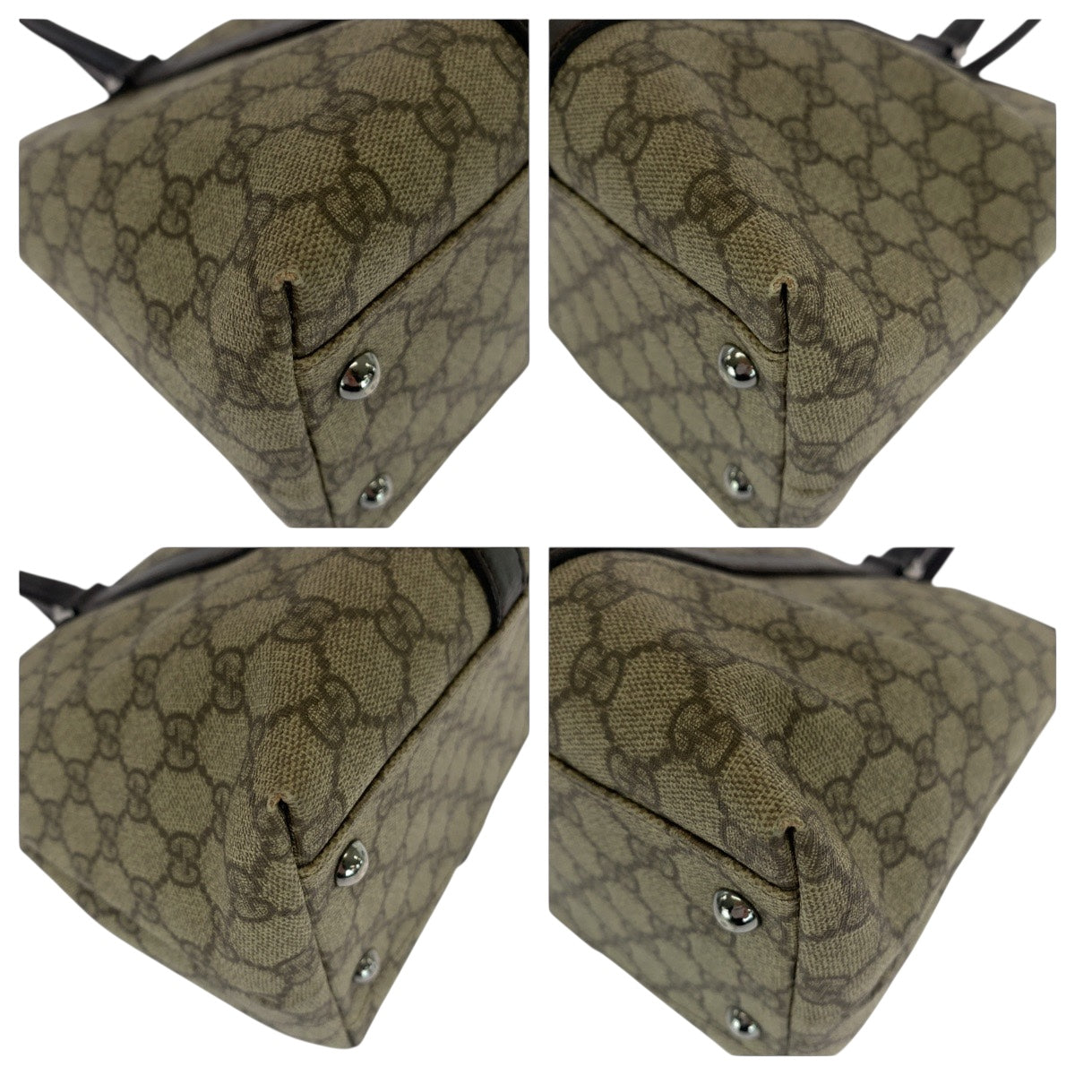 21239
GUCCI GG Supreme Canvas / Leather 114595 Tote Bag Shoulder Bag Women's AB30