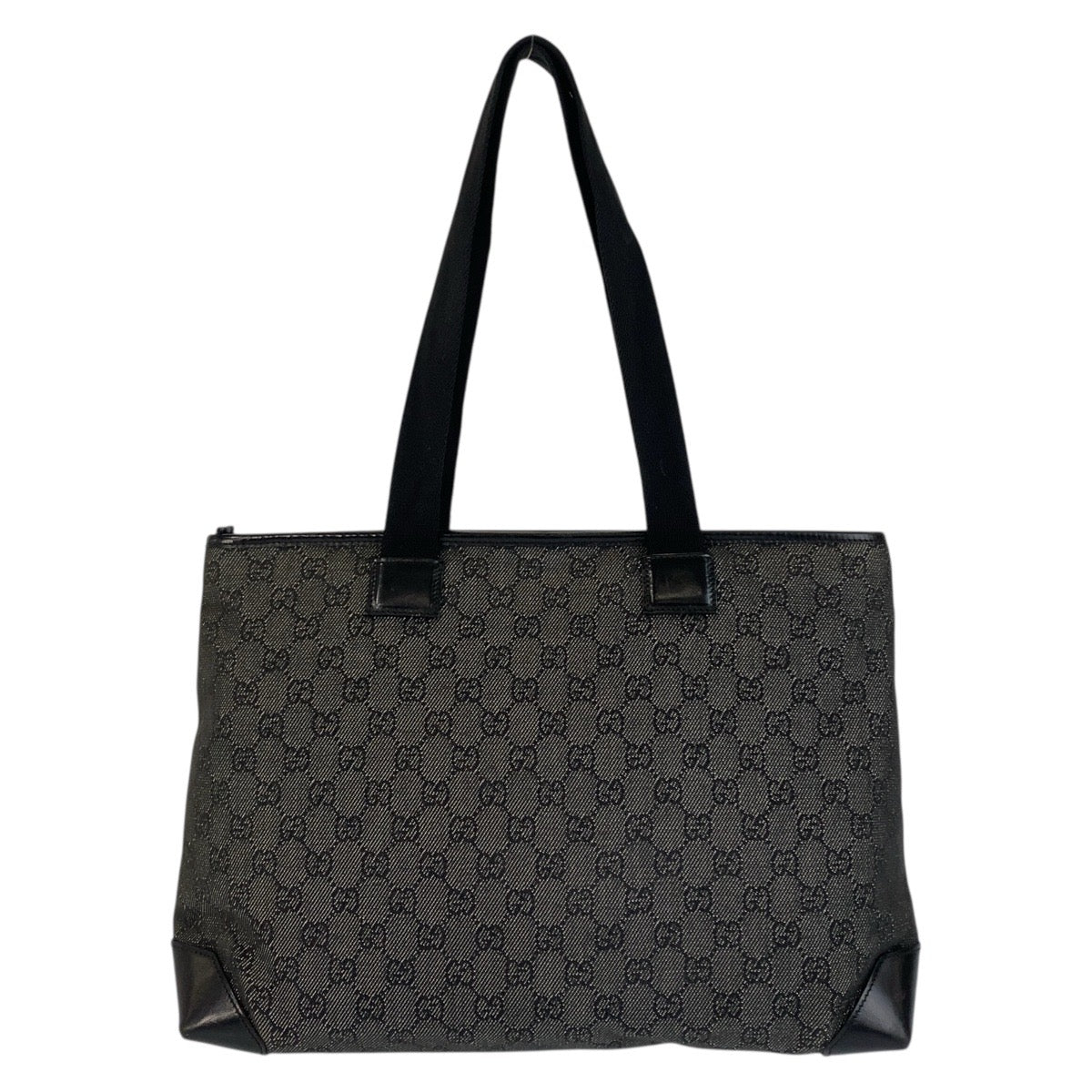 21245
GUCCI グッチ ブラック 黒 GGキャンバス / レザー 34339 トートバッグ ショルダーバッグ レディース ABP30