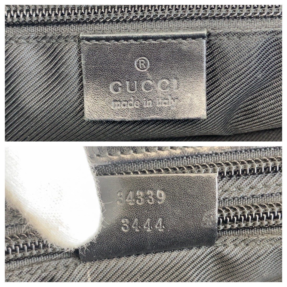21245
GUCCI グッチ ブラック 黒 GGキャンバス / レザー 34339 トートバッグ ショルダーバッグ レディース ABP30