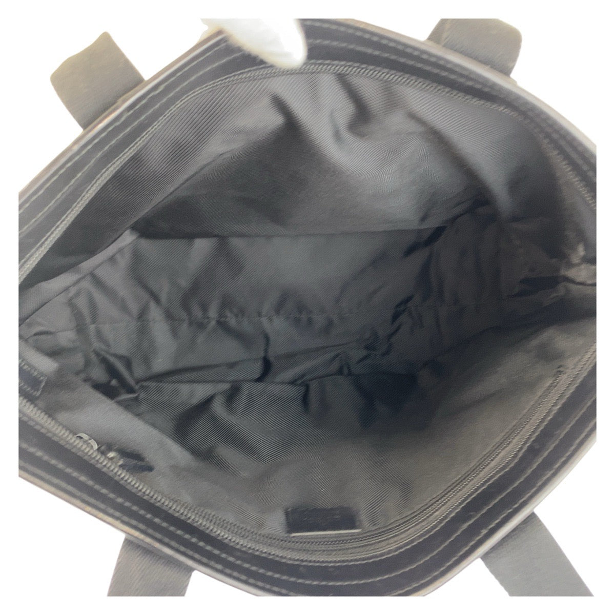 21245
GUCCI グッチ ブラック 黒 GGキャンバス / レザー 34339 トートバッグ ショルダーバッグ レディース ABP30