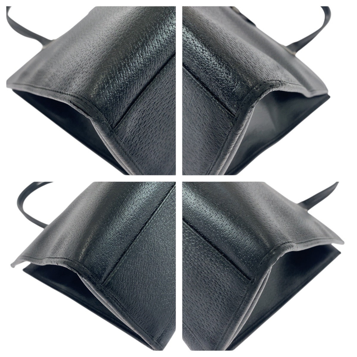 21248
GUCCI グッチ ジャッキー ブラック 黒 シルバー金具 レザー 002 1074 トートバッグ ショルダーバッグ レディース AB28