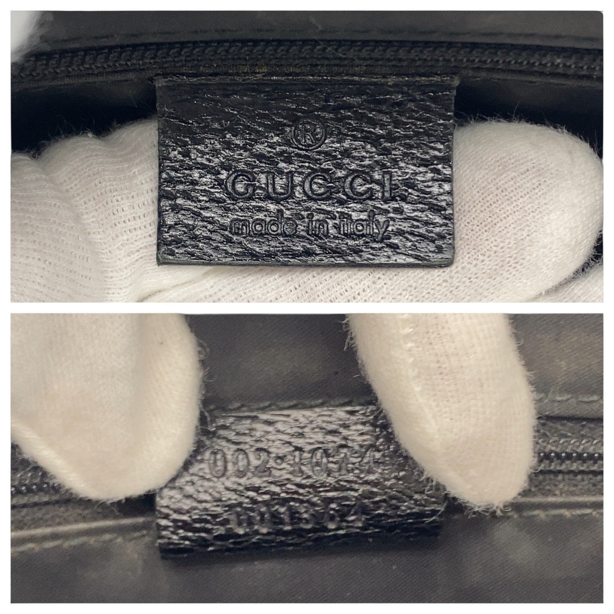 21248
GUCCI グッチ ジャッキー ブラック 黒 シルバー金具 レザー 002 1074 トートバッグ ショルダーバッグ レディース AB28