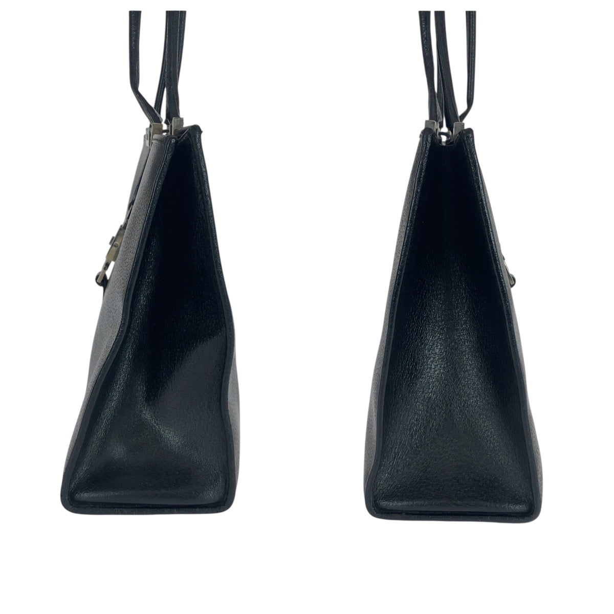 21248
GUCCI グッチ ジャッキー ブラック 黒 シルバー金具 レザー 002 1074 トートバッグ ショルダーバッグ レディース AB28