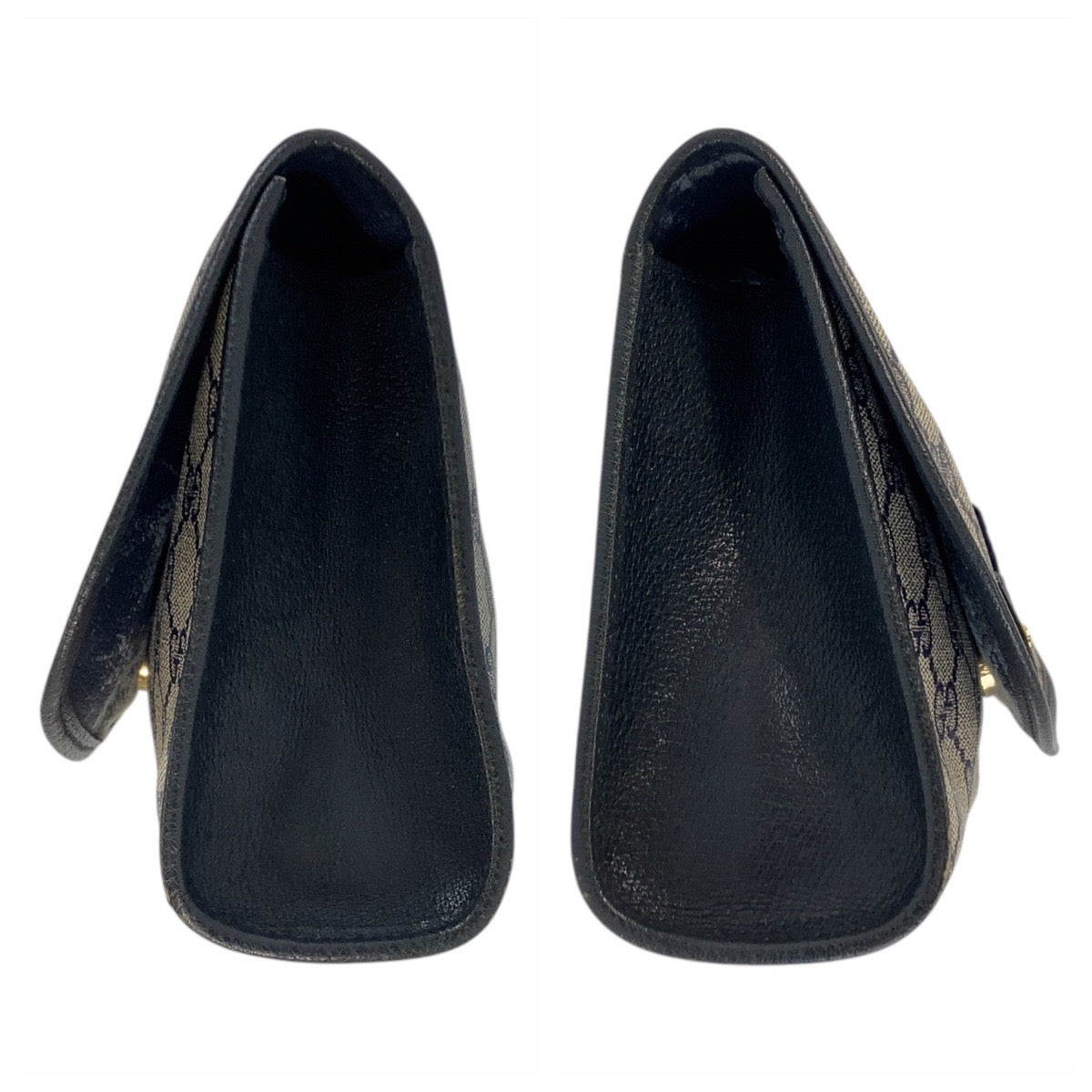 21250
GUCCI グッチ ヴィンテージ シェリーライン グレー ネイビー ゴールド金具 PVC / レザー 89 01 030 クラッチバッグ セカンドバッグ メンズ AB15