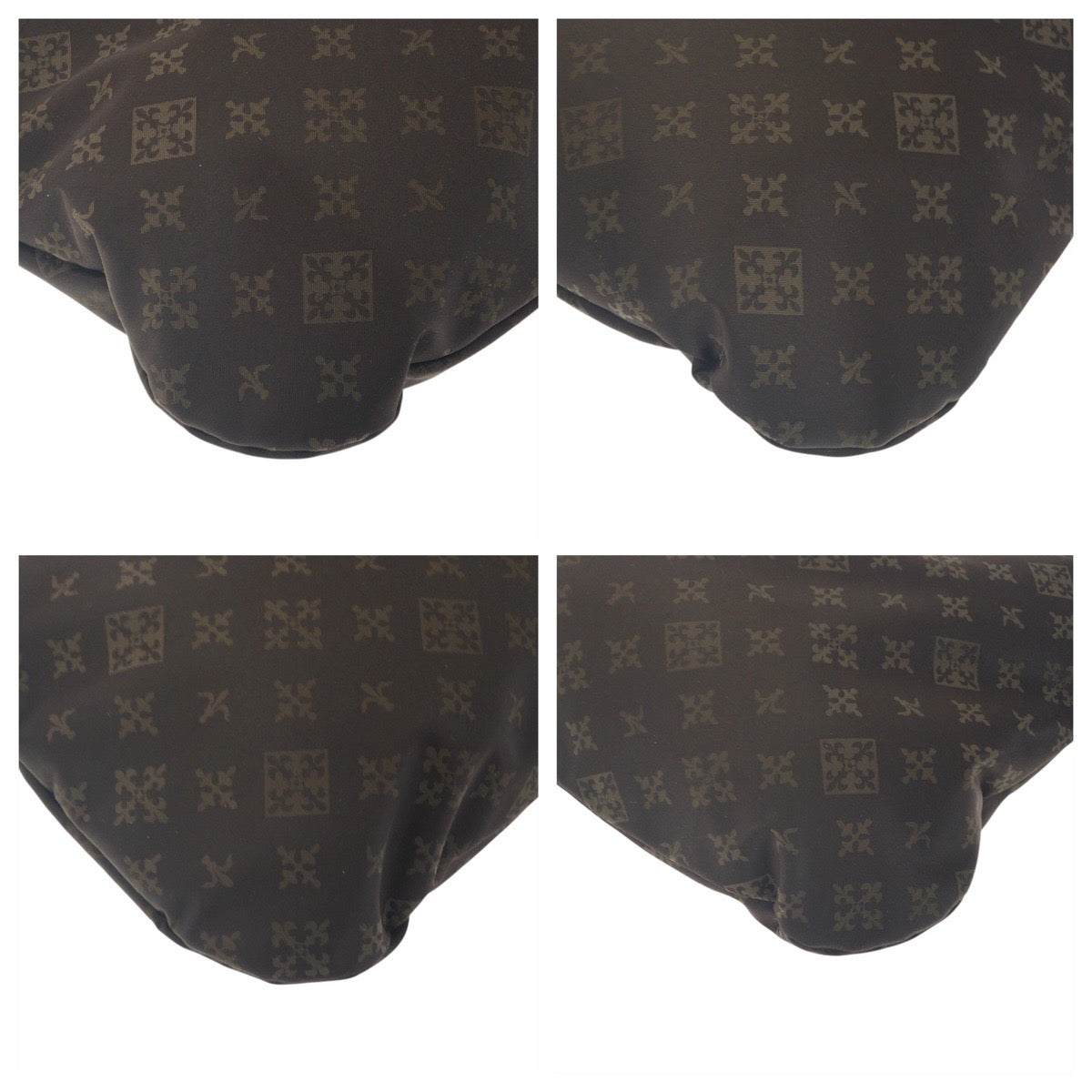 21256
russet ラシット ブラウン オレンジ シルバー金具 ナイロン / レザー ショルダーバッグ ポシェット レディース A7