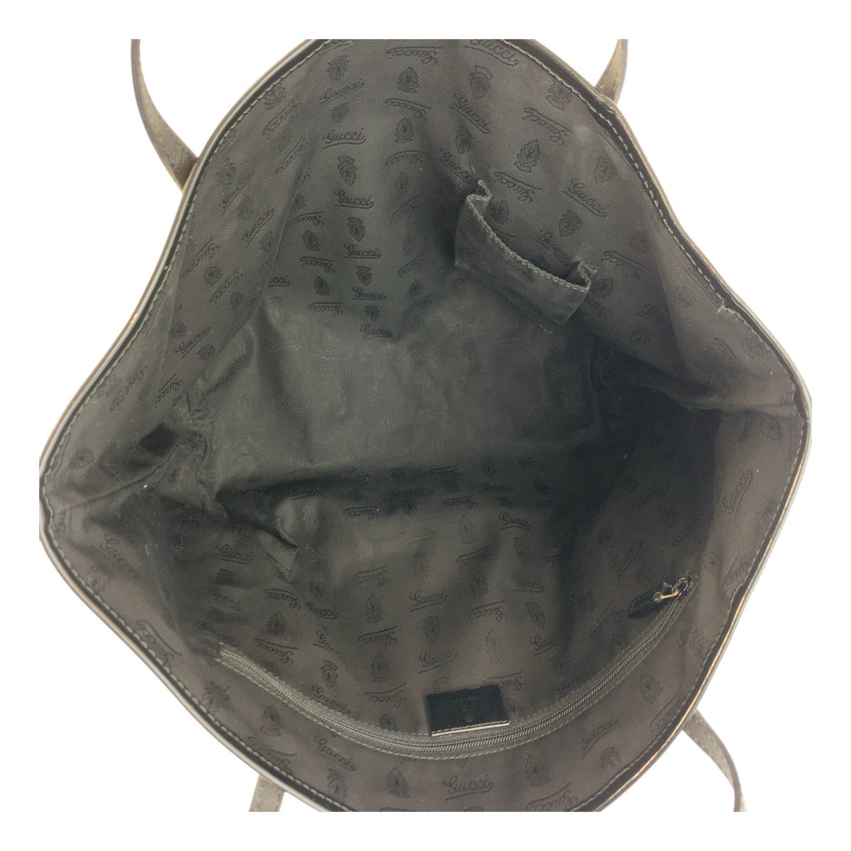 21260
GUCCI グッチ ベージュ ブラック 黒 ゴールド金具 GGキャンバス / レザー 211976 トートバッグ ショルダーバッグ レディース AB28