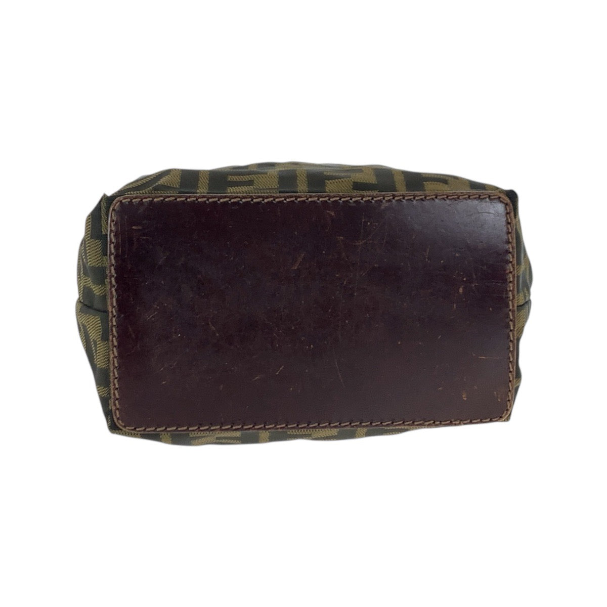 21261
FENDI フェンディ ズッカ ブラウン シルバー金具 キャンバス / レザー 2220 26598 008 ハンドバッグ レディース AB28