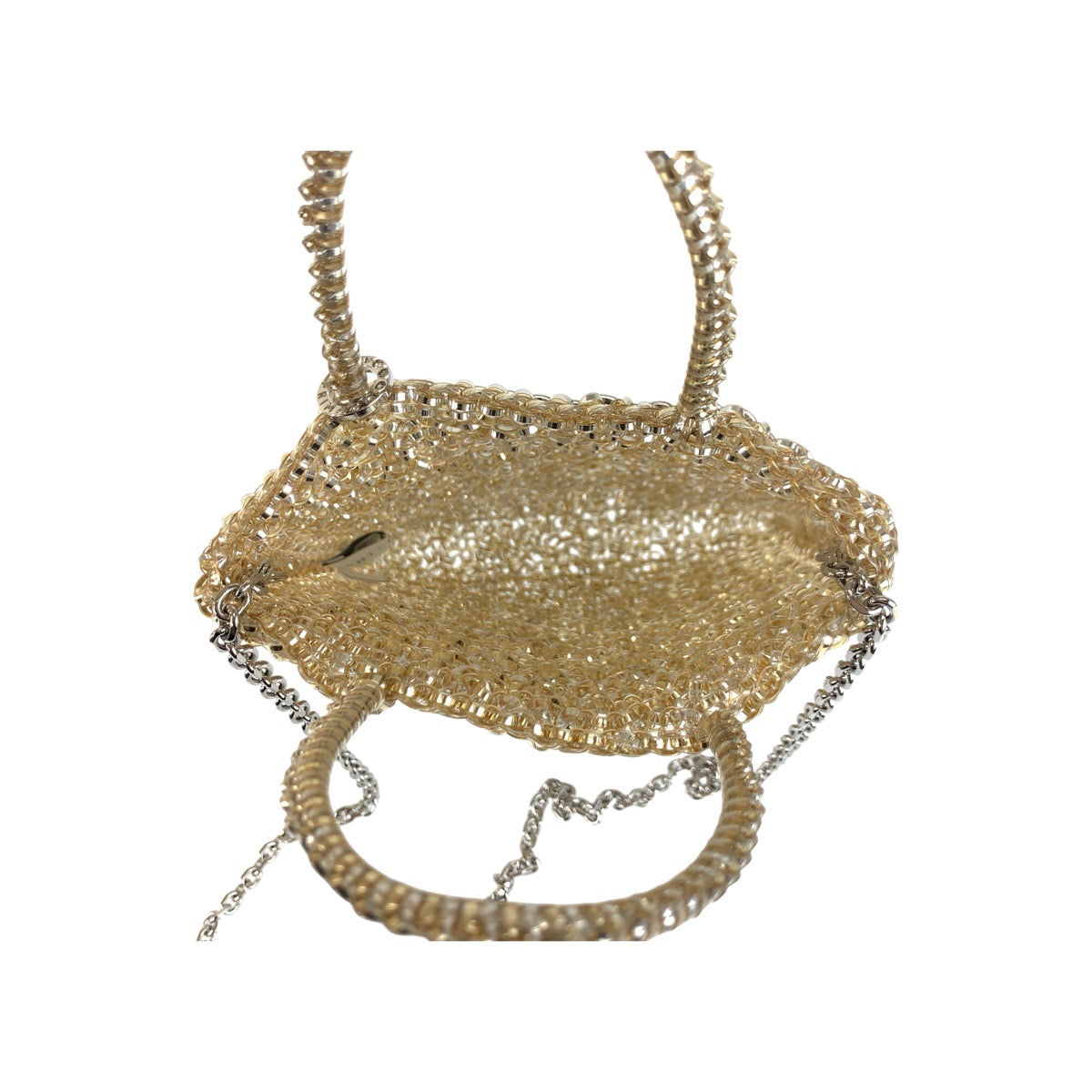 21262
ANTEPRIMA アンテプリマ スタンダード ミニアトゥーラ ゴールド シルバー PVC PB21F12045-671 ショルダーバッグ チェーンショルダーバッグ レディース A15