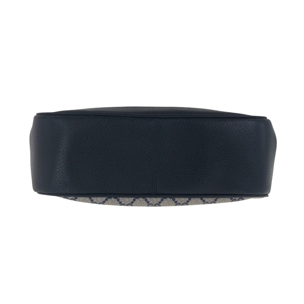 21265
GUCCI グッチ ヴィンテージ シェリーライン オールドグッチ ネイビー グレー ゴールド金具 GGスプリームキャンバス / レザー 116 02 076 ショルダーバッグ ポシェット レディース ABP37