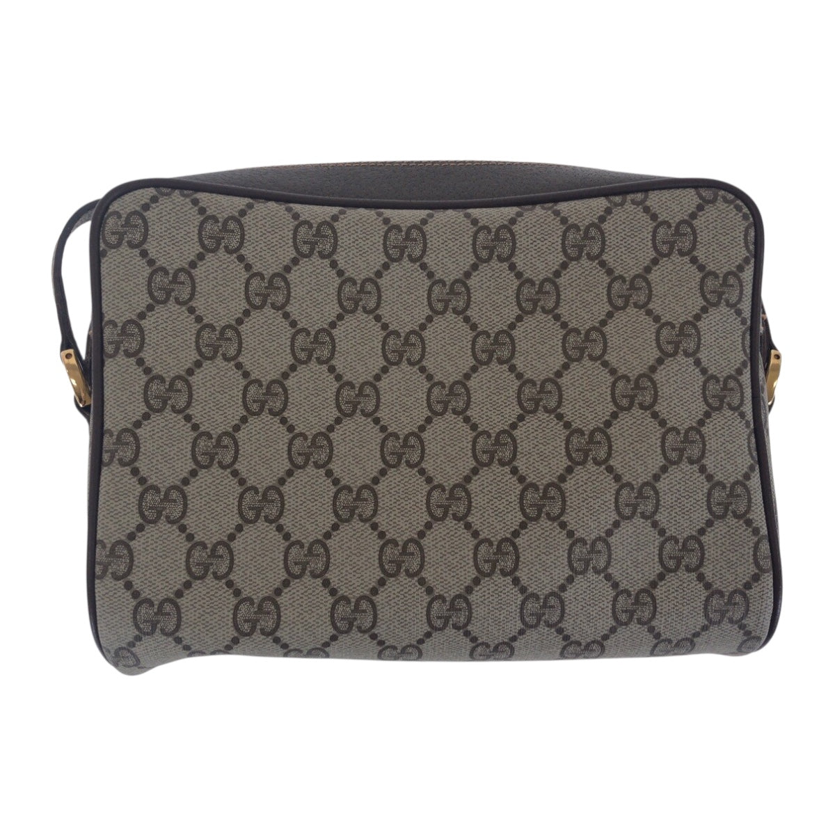 21266
GUCCI グッチ ヴィンテージ シェリーライン オールドグッチ ブラウン ゴールド金具 GGスプリームキャンバス / レザー 119 02 087 ショルダーバッグ ポシェット レディース ABP42