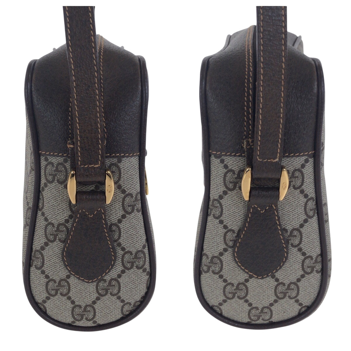 21266
GUCCI グッチ ヴィンテージ シェリーライン オールドグッチ ブラウン ゴールド金具 GGスプリームキャンバス / レザー 119 02 087 ショルダーバッグ ポシェット レディース ABP42