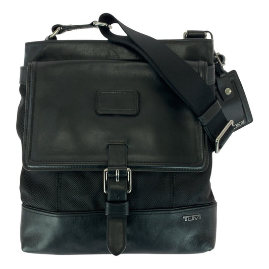 21267
TUMI トゥミ アルファ ブラボー ブラック 黒 シルバー金具 レザー / ナイロン 29113D ショルダーバッグ メッセンジャーバッグ メンズ ABP14