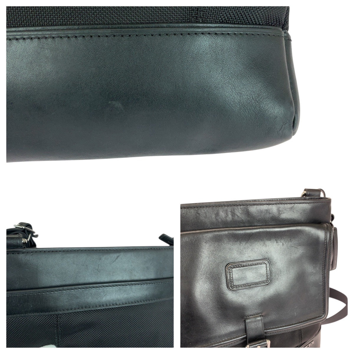 21267
TUMI トゥミ アルファ ブラボー ブラック 黒 シルバー金具 レザー / ナイロン 29113D ショルダーバッグ メッセンジャーバッグ メンズ ABP14