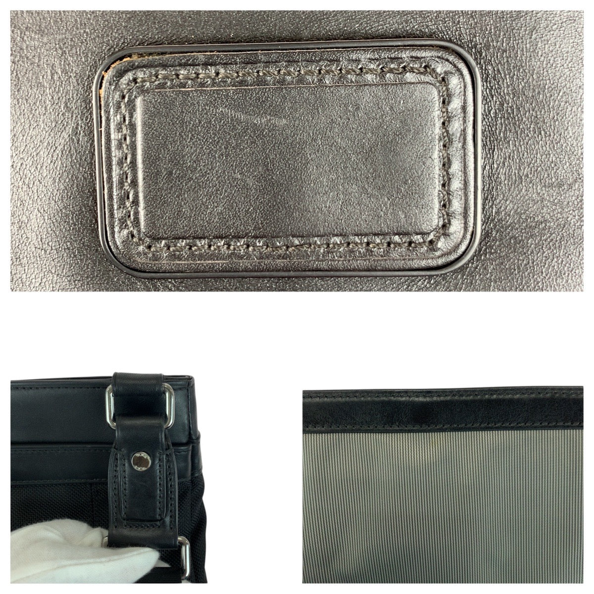 21267
TUMI トゥミ アルファ ブラボー ブラック 黒 シルバー金具 レザー / ナイロン 29113D ショルダーバッグ メッセンジャーバッグ メンズ ABP14