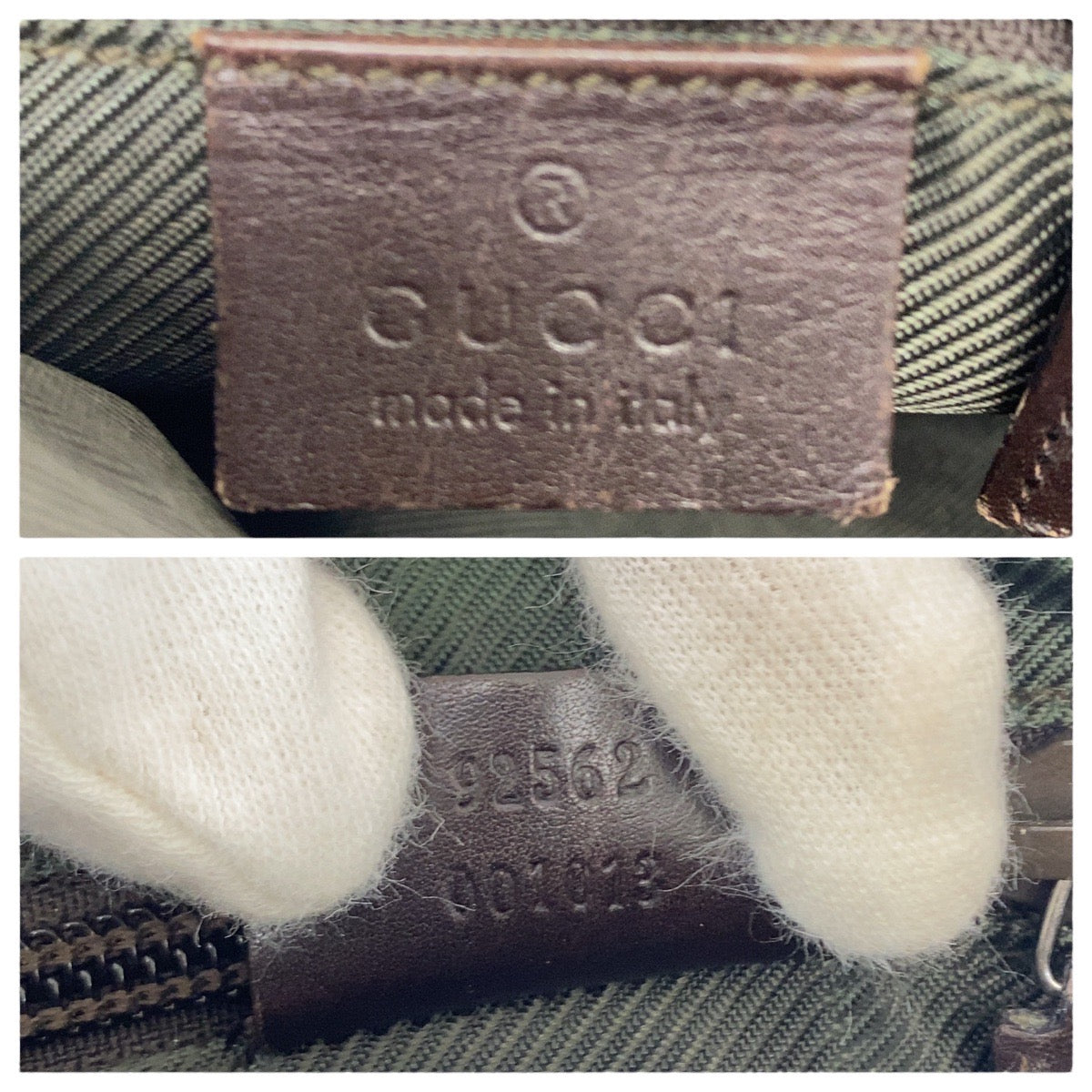 21269
GUCCI グッチ ベージュ ブラウン シルバー金具 GGスプリームキャンバス / レザー 92562 ショルダーバッグ レディース AB22