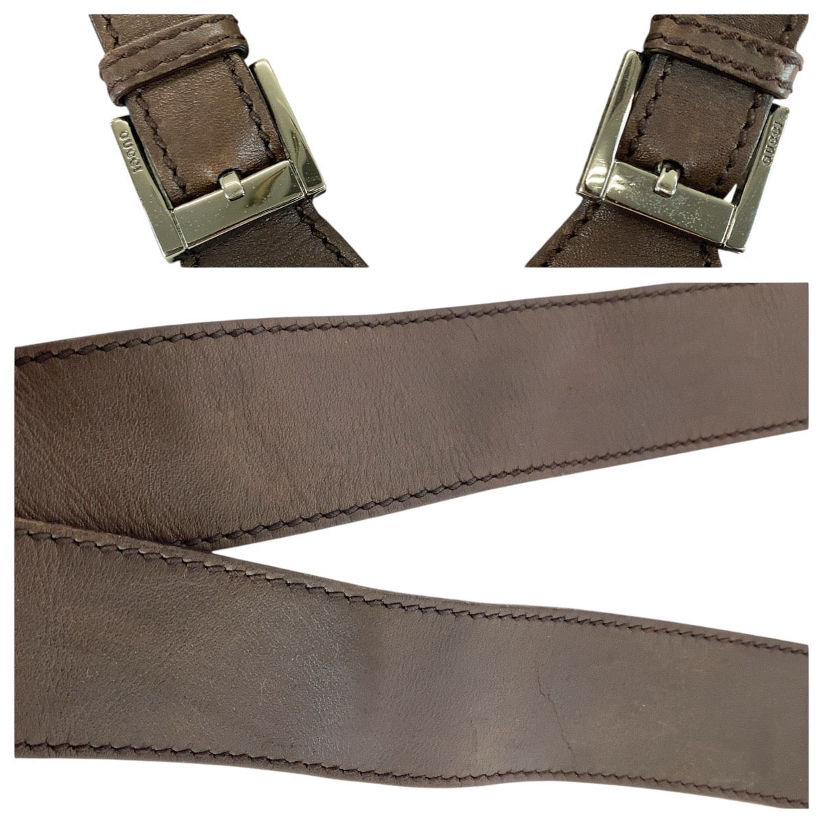 21269
GUCCI グッチ ベージュ ブラウン シルバー金具 GGスプリームキャンバス / レザー 92562 ショルダーバッグ レディース AB22