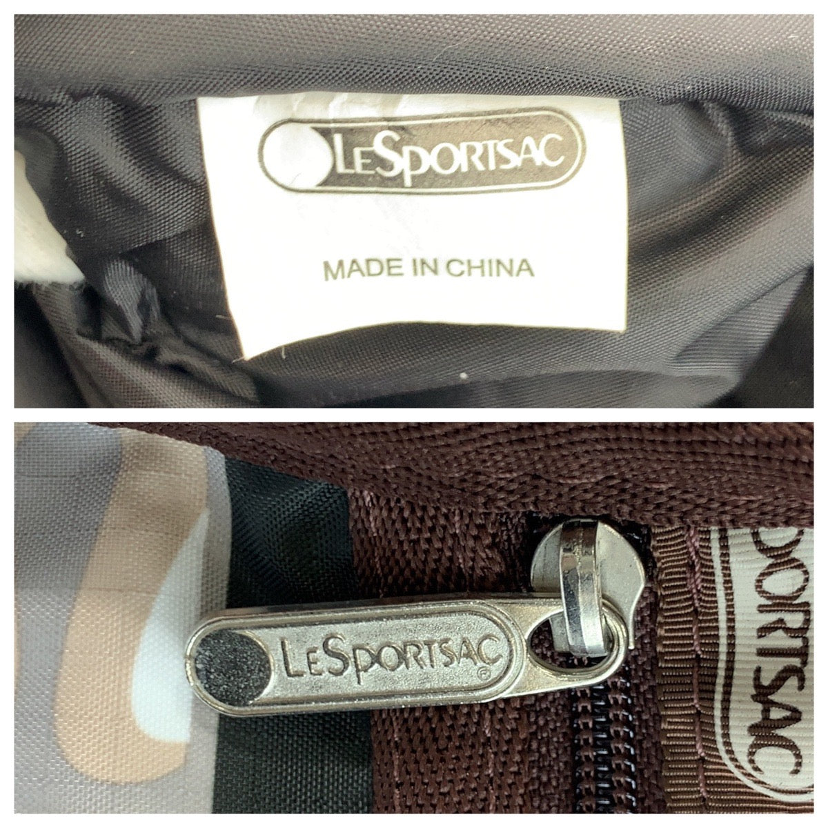 21272
LeSportsac レスポートサック ブラウン マルチカラー ナイロン ボストンバッグ ハンドバッグ レディース AB