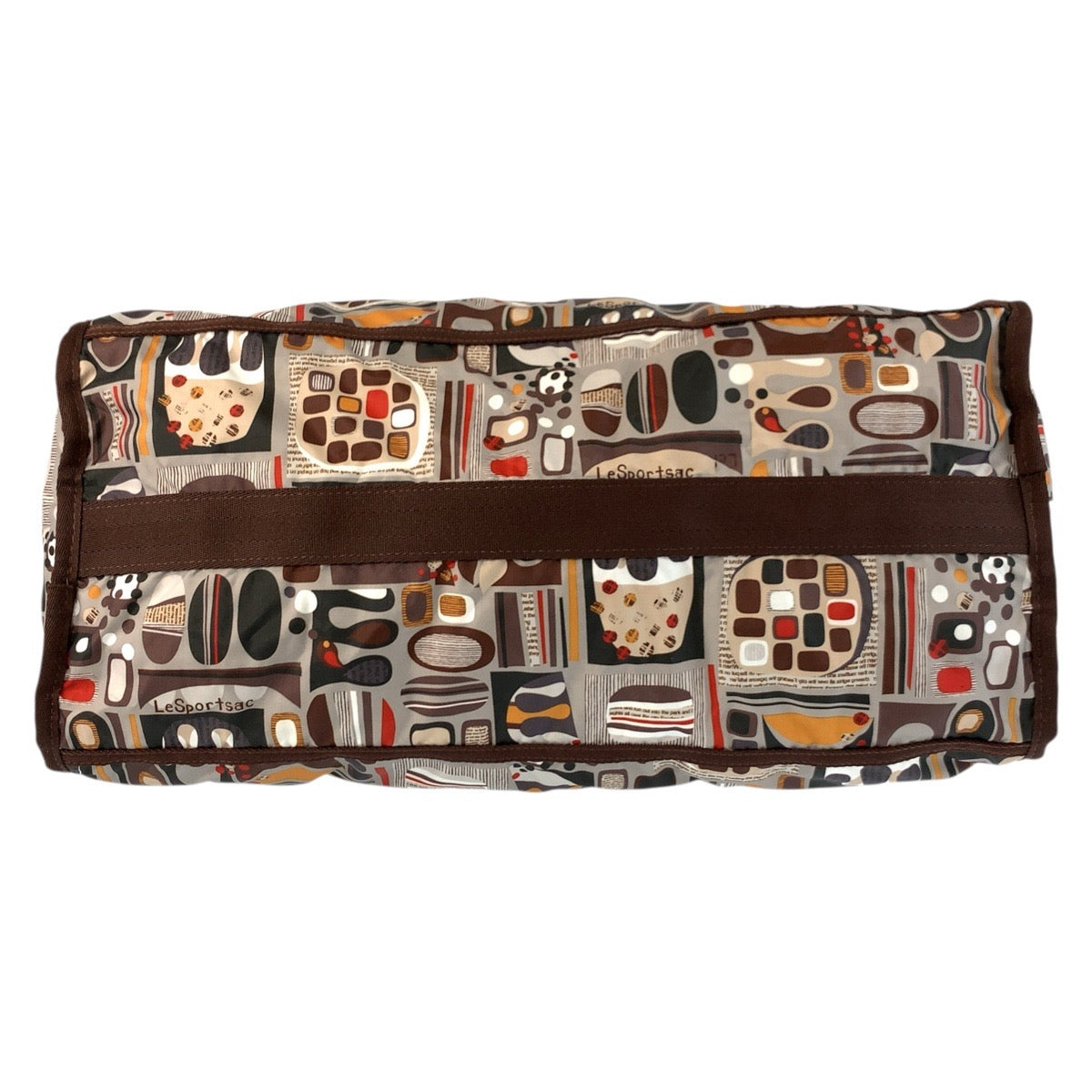 21272
LeSportsac レスポートサック ブラウン マルチカラー ナイロン ボストンバッグ ハンドバッグ レディース AB