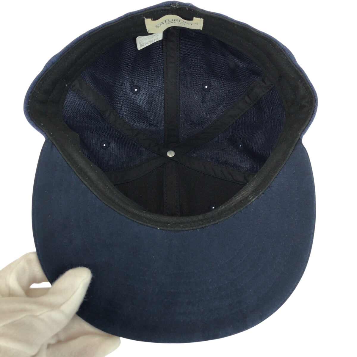 21275
SATURDAYS SURF NYC サタデーズサーフニューヨーク ネイビー ウール / ポリエステル キャップ 男女兼用 メンズ ABP