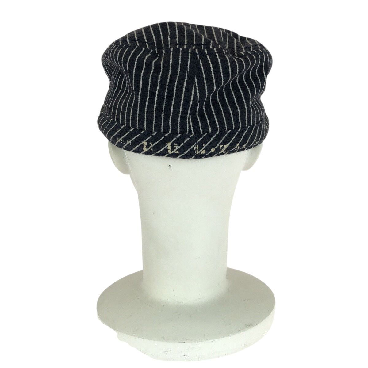 21277
DIESEL ディーゼル ネイビー ホワイト コットン / 牛革 キャスケット メンズ ABP