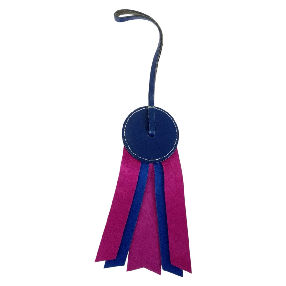 21286
HERMES エルメス パドックフロット ネイビー パープル アニョーミロ キーホルダー バッグチャーム レディース A35