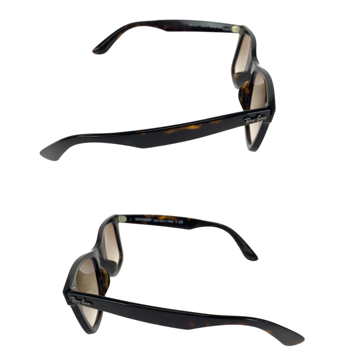 21287
Ray-Ban レイバン ウェイファーラー ブラウン ブラック シルバー金具 プラスチック RB 2140-F 902/51 52□22 2N サングラス メガネ 男女兼用 ウェリントン レディース ABP14