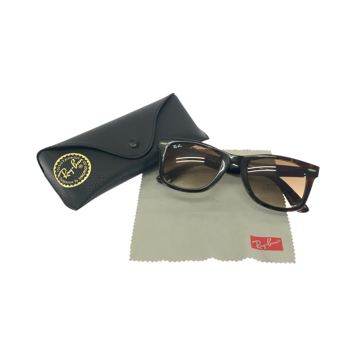 21287
Ray-Ban レイバン ウェイファーラー ブラウン ブラック シルバー金具 プラスチック RB 2140-F 902/51 52□22 2N サングラス メガネ 男女兼用 ウェリントン レディース ABP14