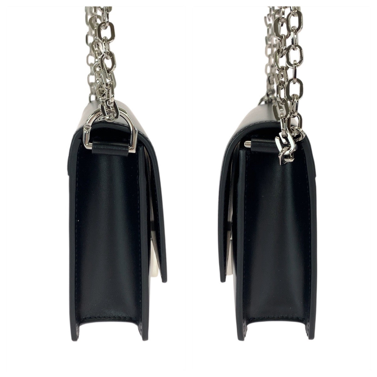 21290
GIVENCHY ジバンシィ ４G スモール ブラック 黒 シルバー金具 レザー / メタル BB50HEB15S 001 ショルダーバッグ チェーンショルダーバッグ レディース S80