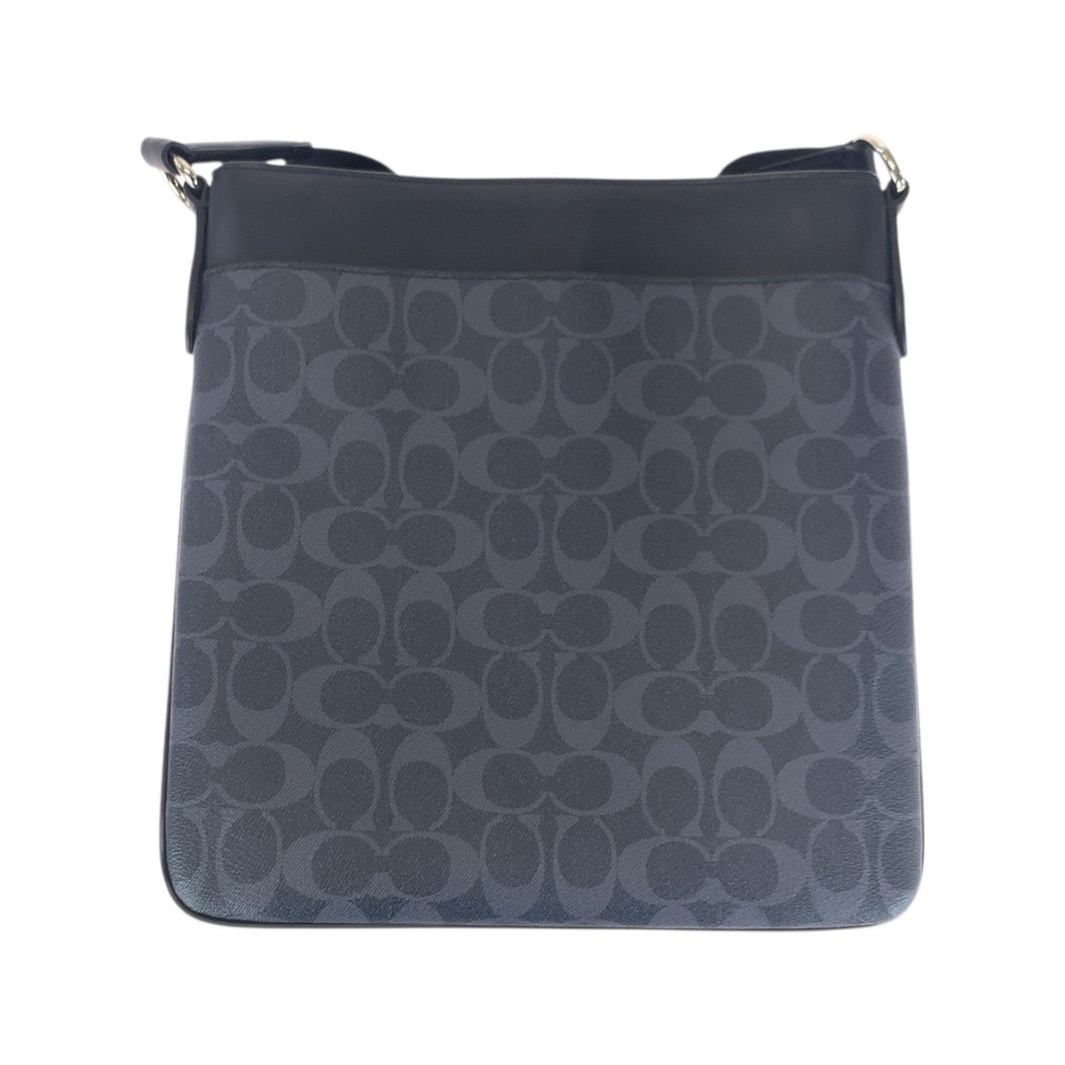 21291
COACH コーチ シグネチャー ゴッサム ネイビー PVC F54781 ショルダーバッグ ポシェット メンズ A16