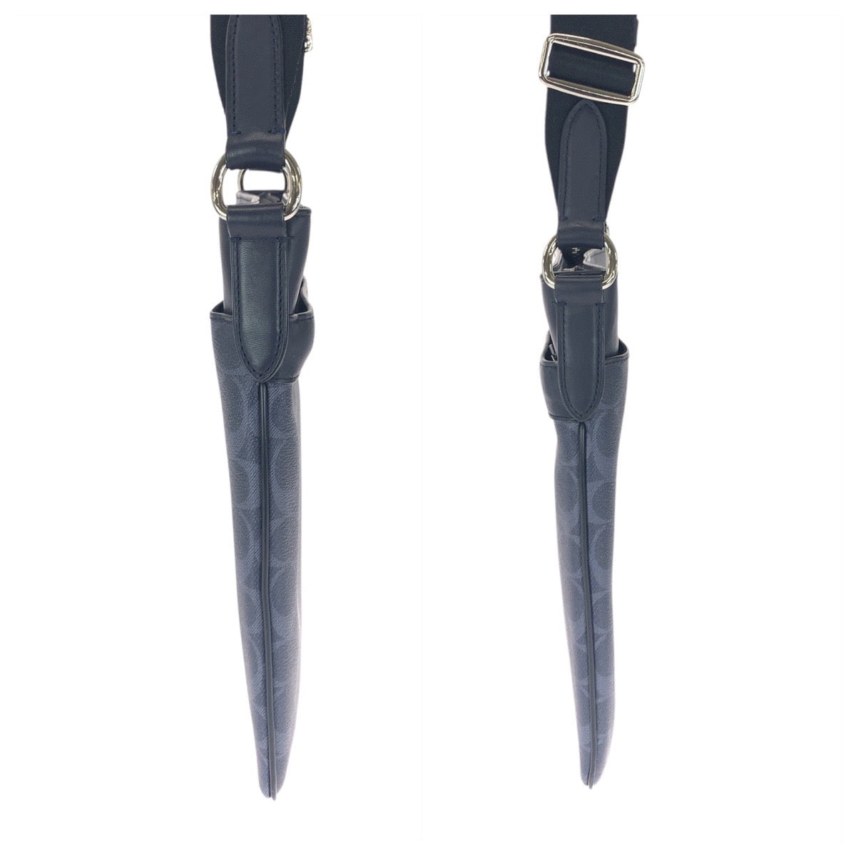 21291
COACH コーチ シグネチャー ゴッサム ネイビー PVC F54781 ショルダーバッグ ポシェット メンズ A16