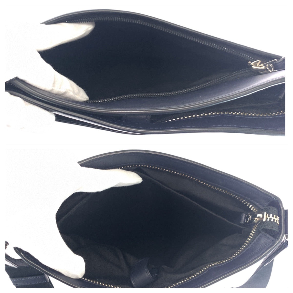 21291
COACH コーチ シグネチャー ゴッサム ネイビー PVC F54781 ショルダーバッグ ポシェット メンズ A16