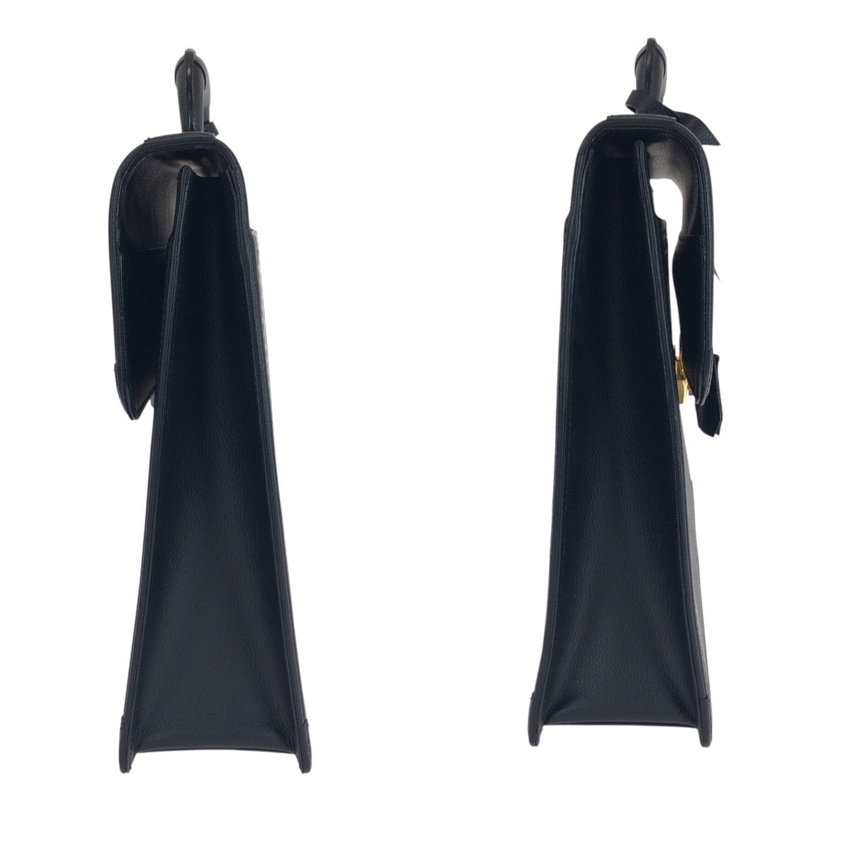 21299
INDENYA 印傳屋 HAYATO 隼人 千鳥格子柄 ブラック 黒 ゴールド金具 レザー ビジネスバッグ ブリーフケース メンズ SA63