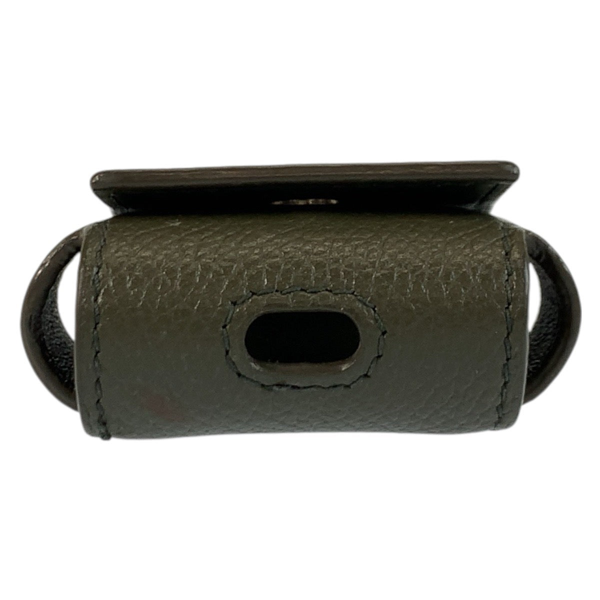 21302
BALENCIAGA バレンシアガ Cash グレー ブラウン シルバー金具 レザー 655679 3590 エアポッズケース AirPodsケース 男女兼用 メンズ ABP