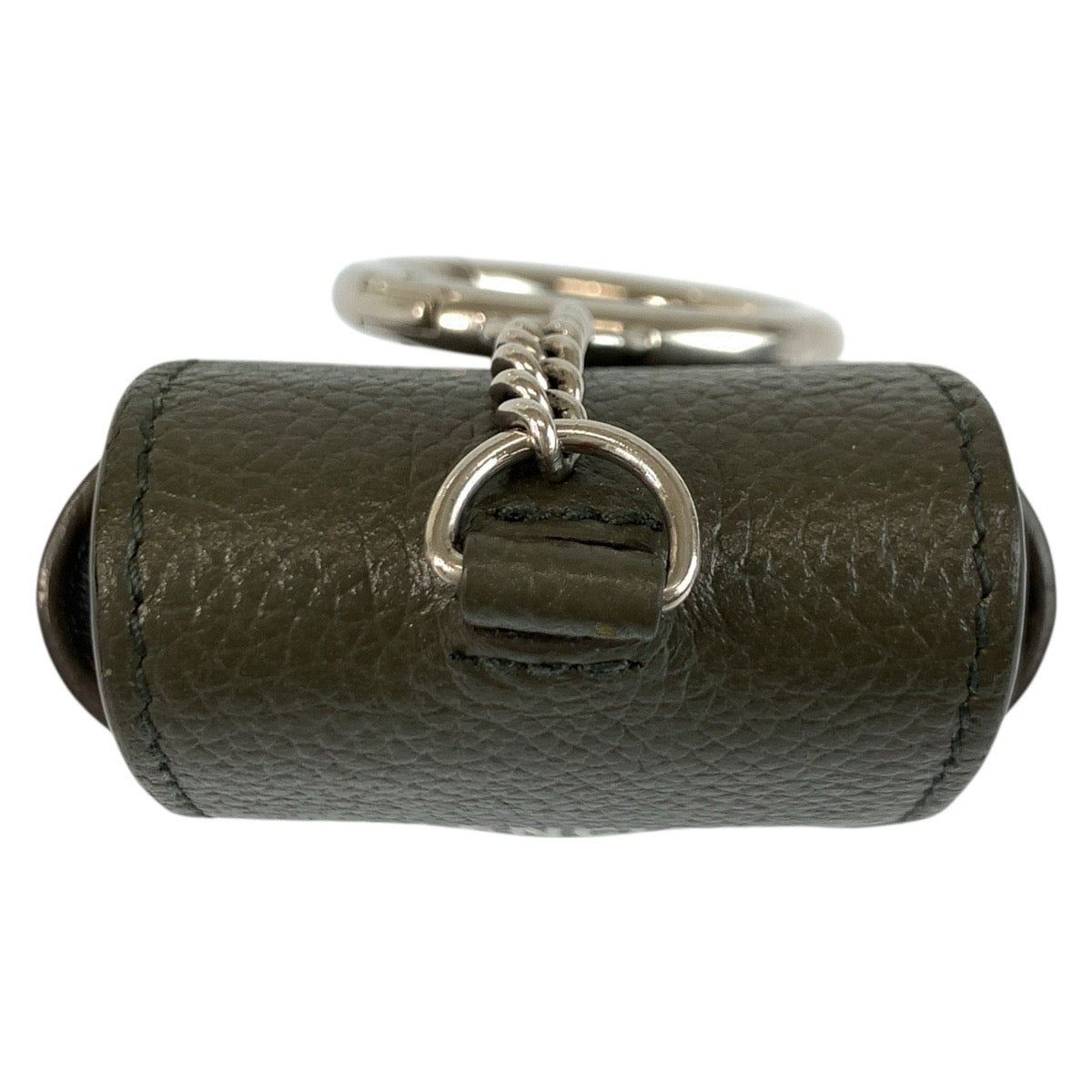 21302
BALENCIAGA バレンシアガ Cash グレー ブラウン シルバー金具 レザー 655679 3590 エアポッズケース AirPodsケース 男女兼用 メンズ ABP