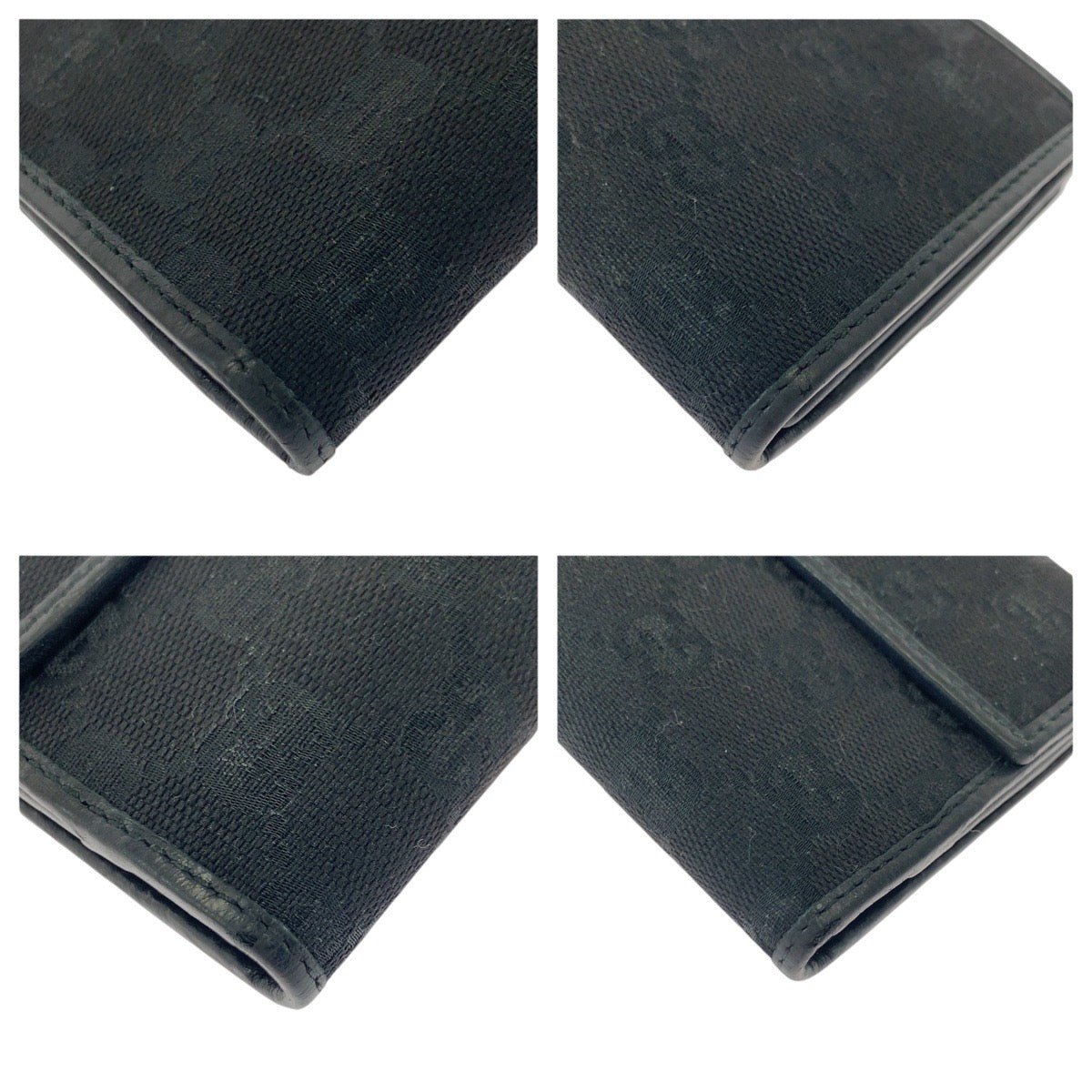 21304
GUCCI グッチ ブラック 黒 ゴールド金具 GGキャンバス 212089 長財布 ロングウォレット レディース AB8