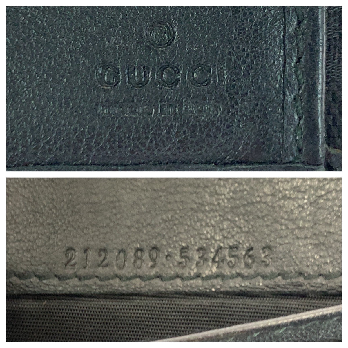 21304
GUCCI グッチ ブラック 黒 ゴールド金具 GGキャンバス 212089 長財布 ロングウォレット レディース AB8