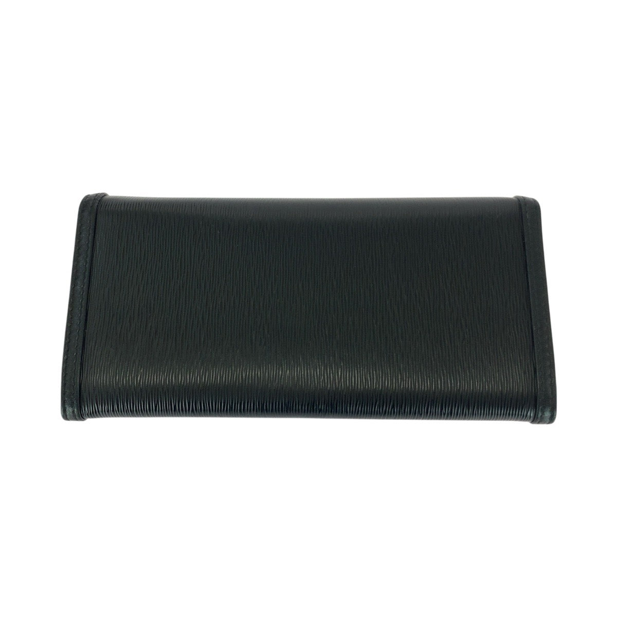 21306
PRADA プラダ ブラック 黒 ゴールド金具 レザー 長財布 ロングウォレット レディース A23