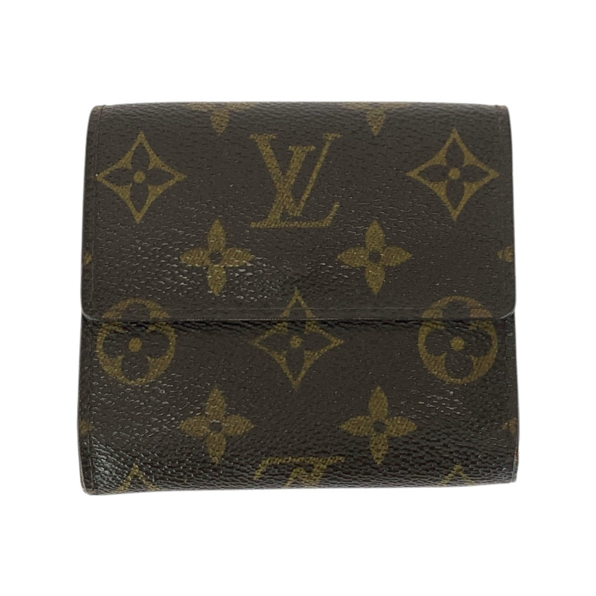 21308
LOUIS VUITTON ルイヴィトン モノグラム ポルトモネビエカルトクレディ ブラウン ゴールド金具 PVC M61652 折財布 コンパクトウォレット レディース AB17