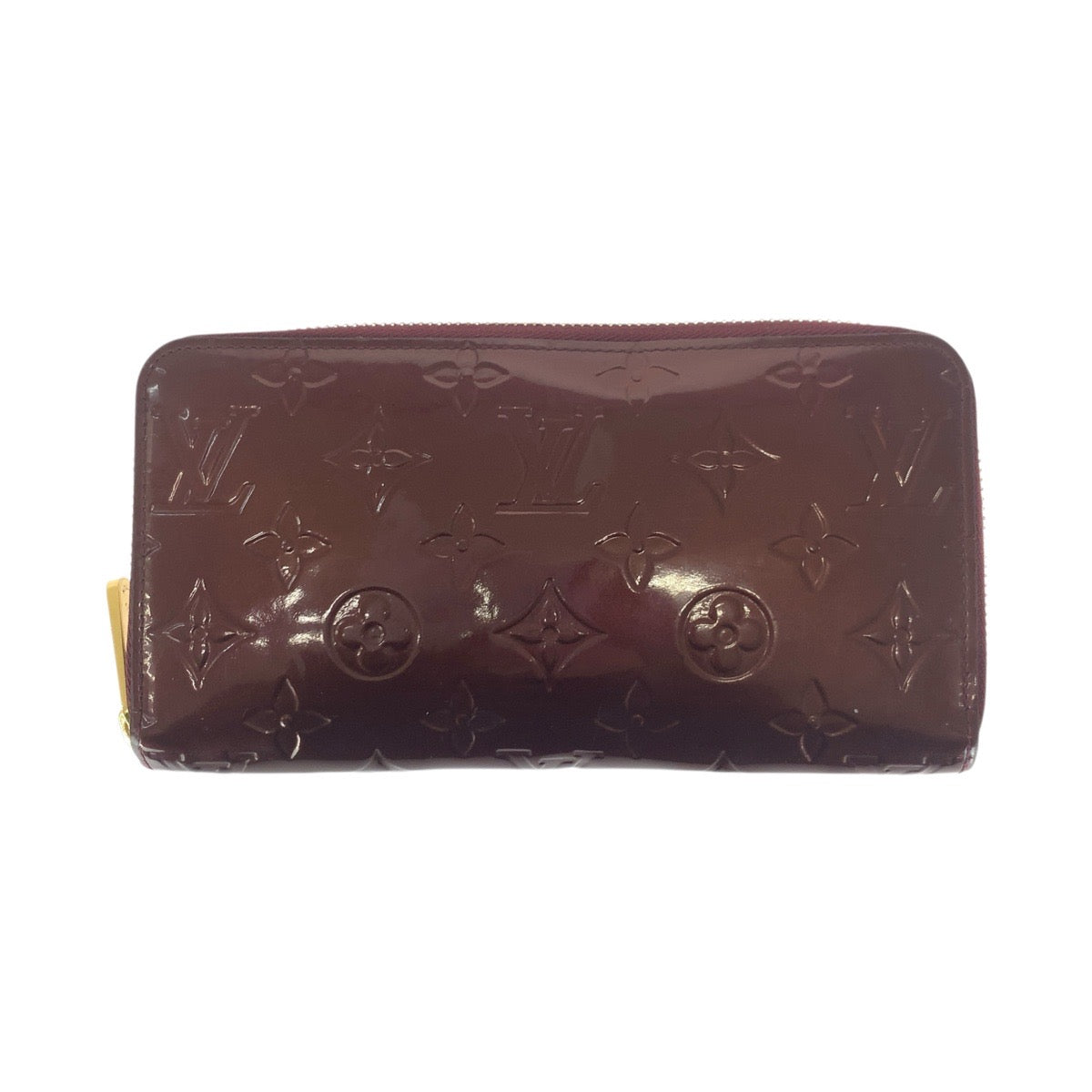 21311
LOUIS VUITTON ルイヴィトン モノグラム ジッピーウォレット ワインレッド ゴールド金具 ヴェルニ M93522 長財布 ラウンドファスナー レディース ABP14