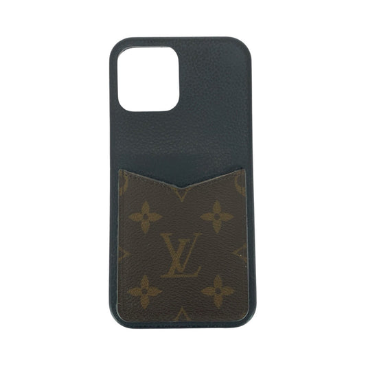 21313
LOUIS VUITTON ルイヴィトン モノグラム iPhone12ProMax ブラウン ブラック PVC / レザー M80080 iPhoneケース 男女兼用 レディース AB7