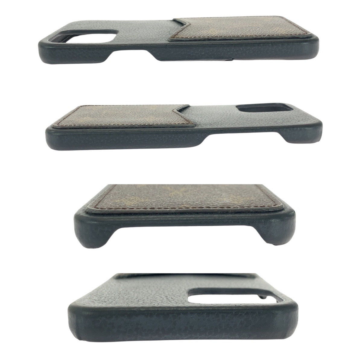 21313
LOUIS VUITTON ルイヴィトン モノグラム iPhone12ProMax ブラウン ブラック PVC / レザー M80080 iPhoneケース 男女兼用 レディース AB7